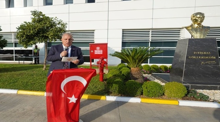 Hudut Mülki İdare Amiri Seyitoğlu'nun 10 Kasım Töreni Konuşması